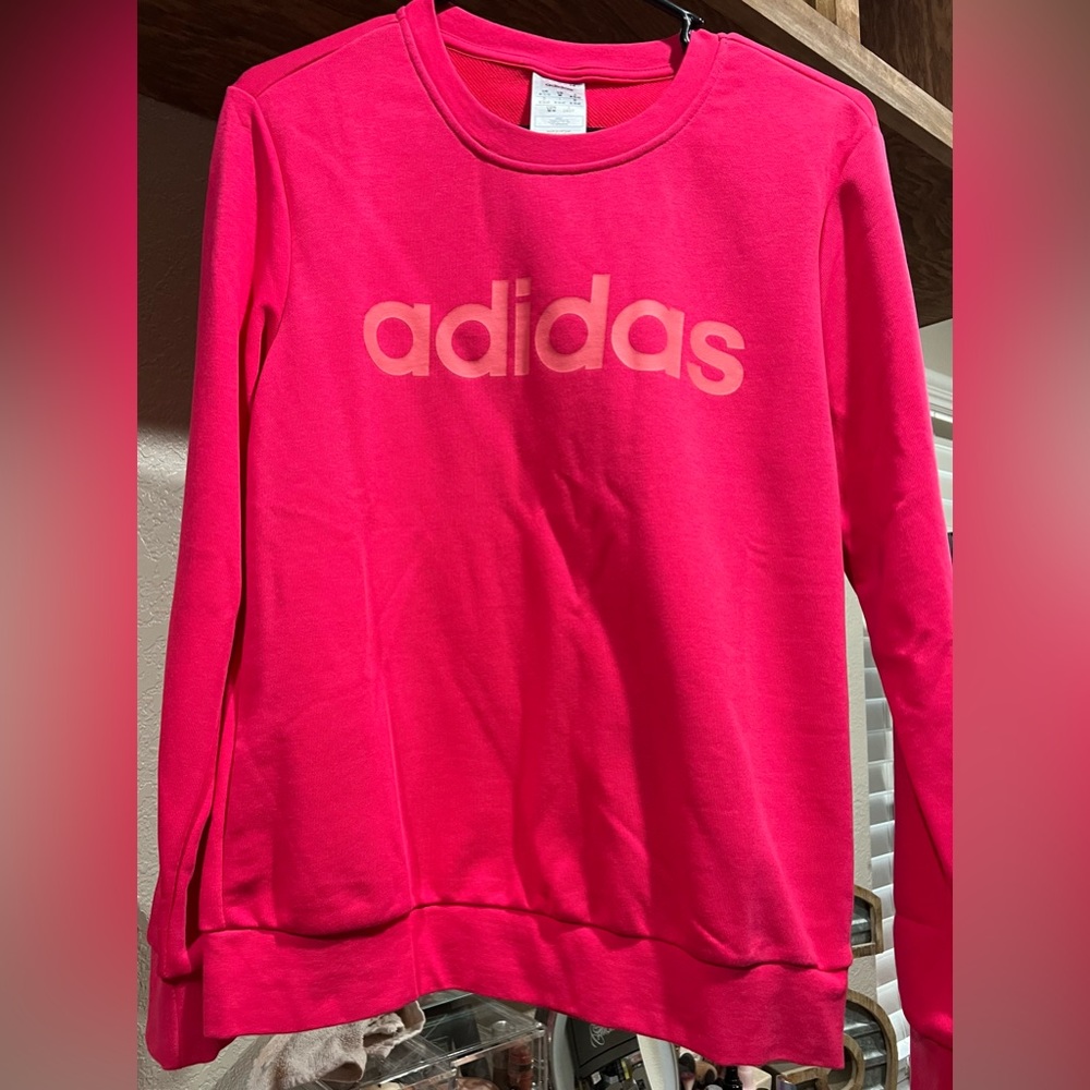 Adidas Hot Bright Pink Sweatshirt